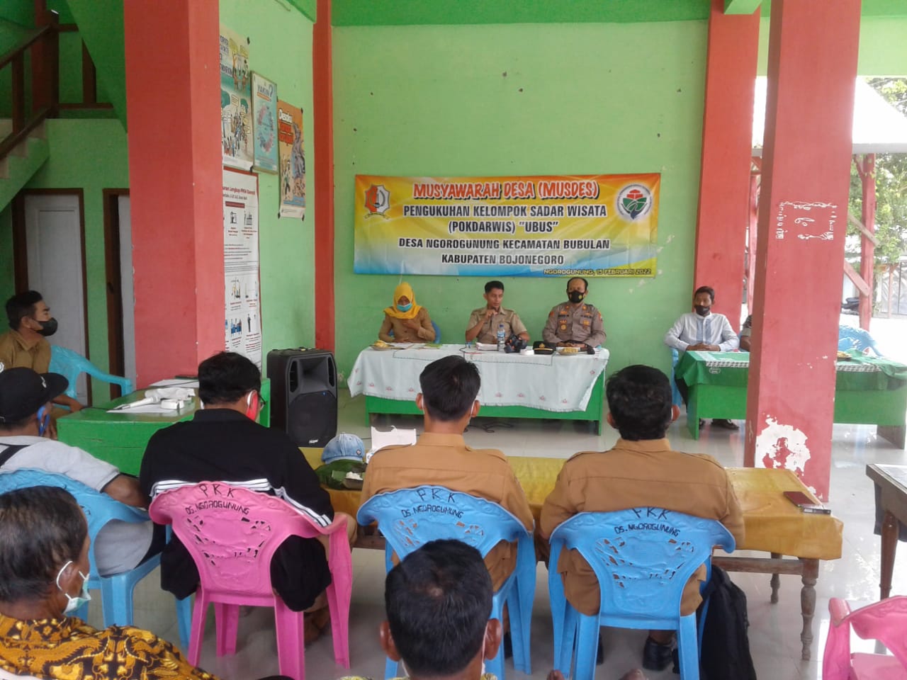 Musyawarah Desa Pengukuhan Pokdarwis (Kelompok Sadar Wisata) 'UBUS' desa Ngorogunung Kec. Bubulan