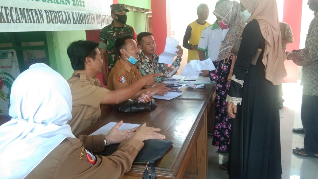 Pengaman dan Pendampingan Penyaluran BLT DD di Desa Cancung Kec. Bubulan Tahun 2022