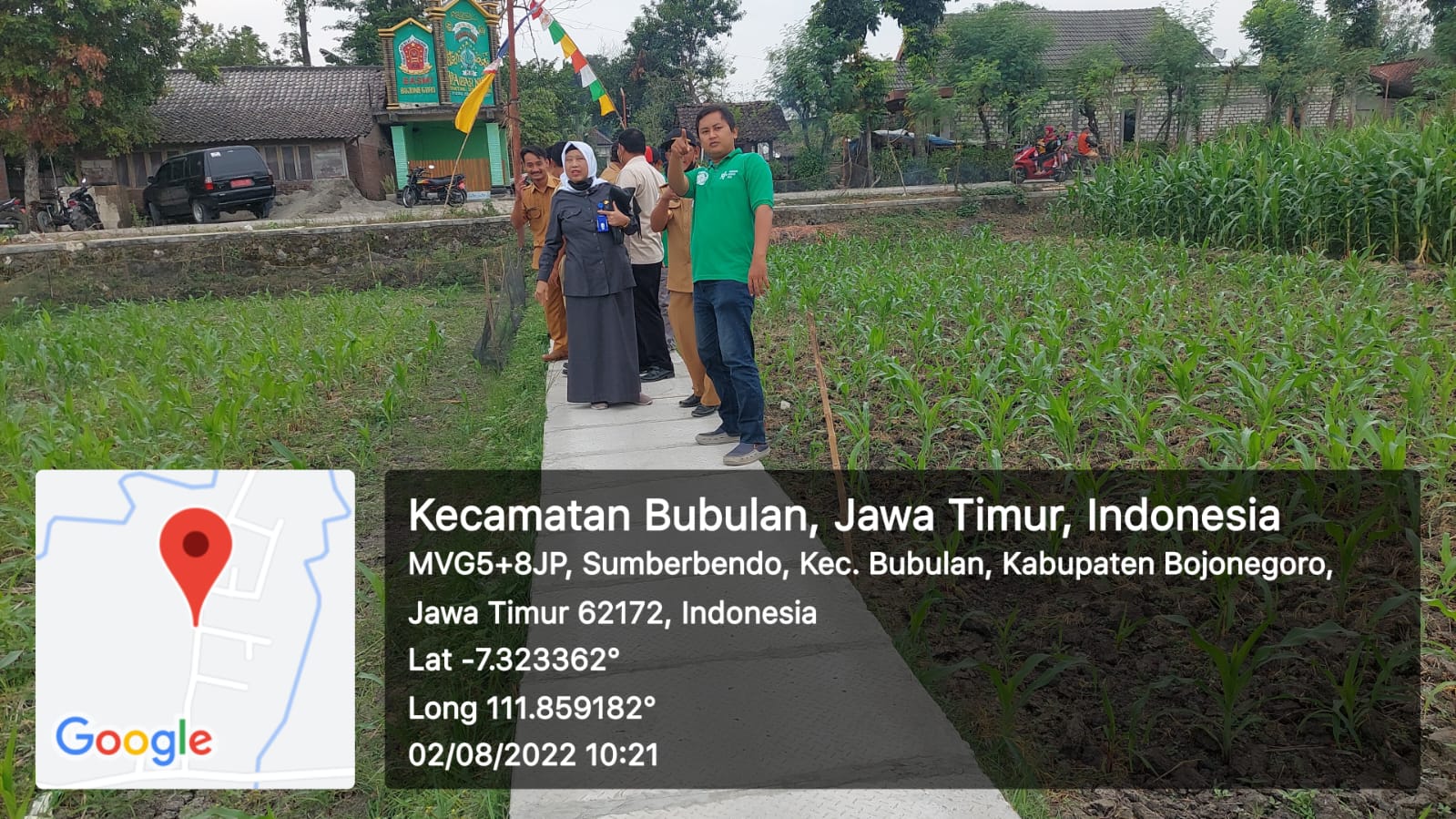 Monitoring dan Evaluasi Kegiatan Pembangunan Desa Tahun Anggaran 2022 di Desa Sumberbendo