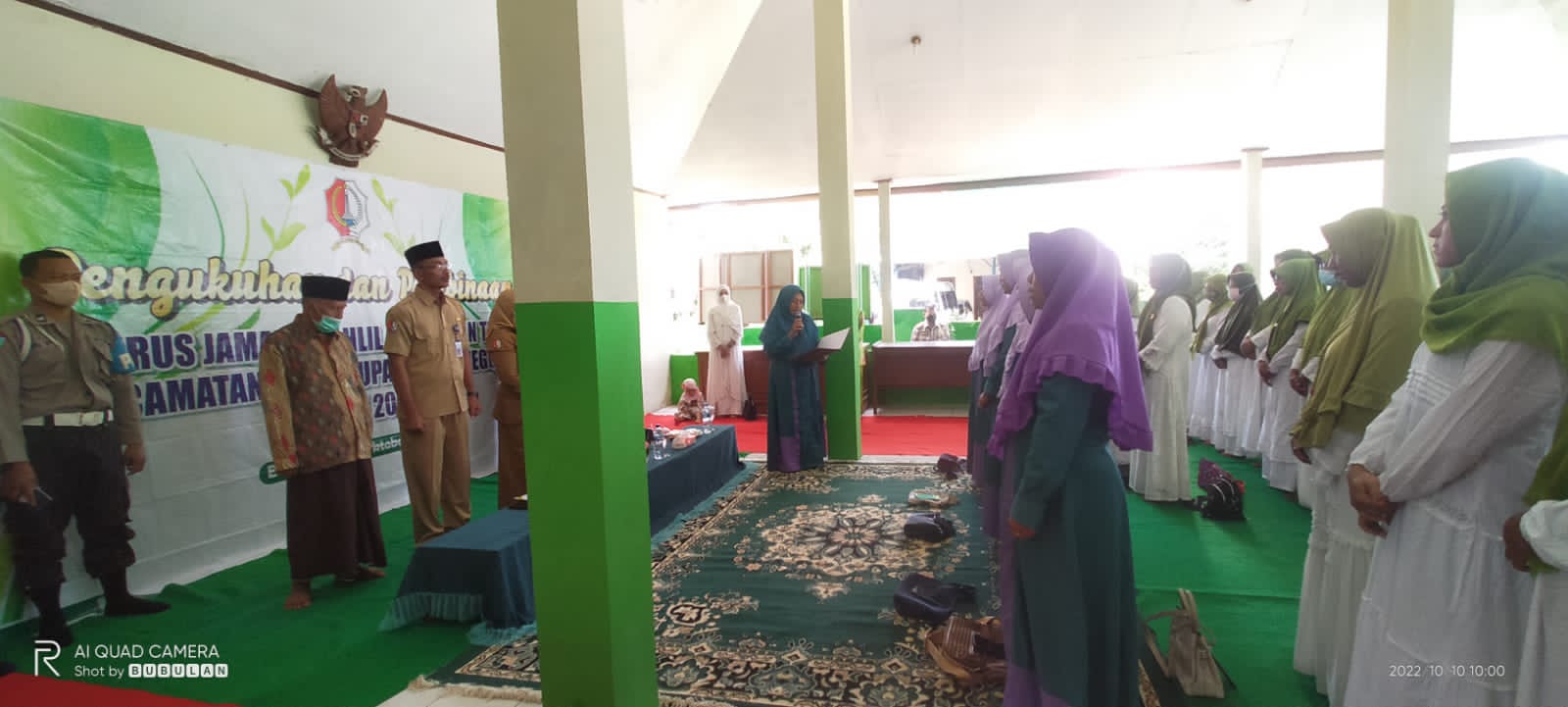 PENGUKUHAN DAN PEMBINAAN PENGURUS JAMA'AH TAHLIL PEREMPUAN DIWILAYAH KEC.BUBULAN