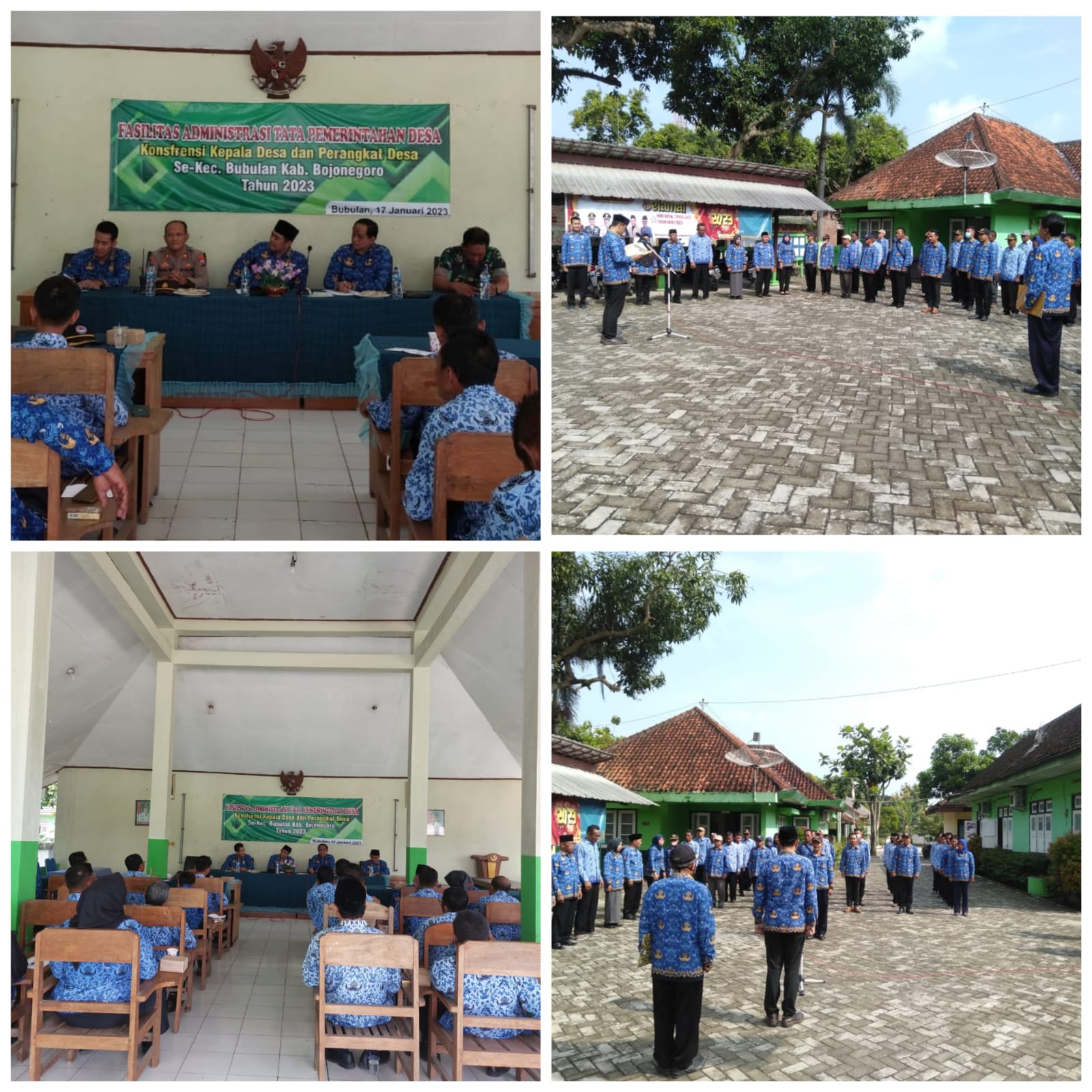 KONFERENSI KEPALA DESA DAN PERANGKAT DESA SE KECAMATAN BUBULAN KABUPATEN BOJONEGORO