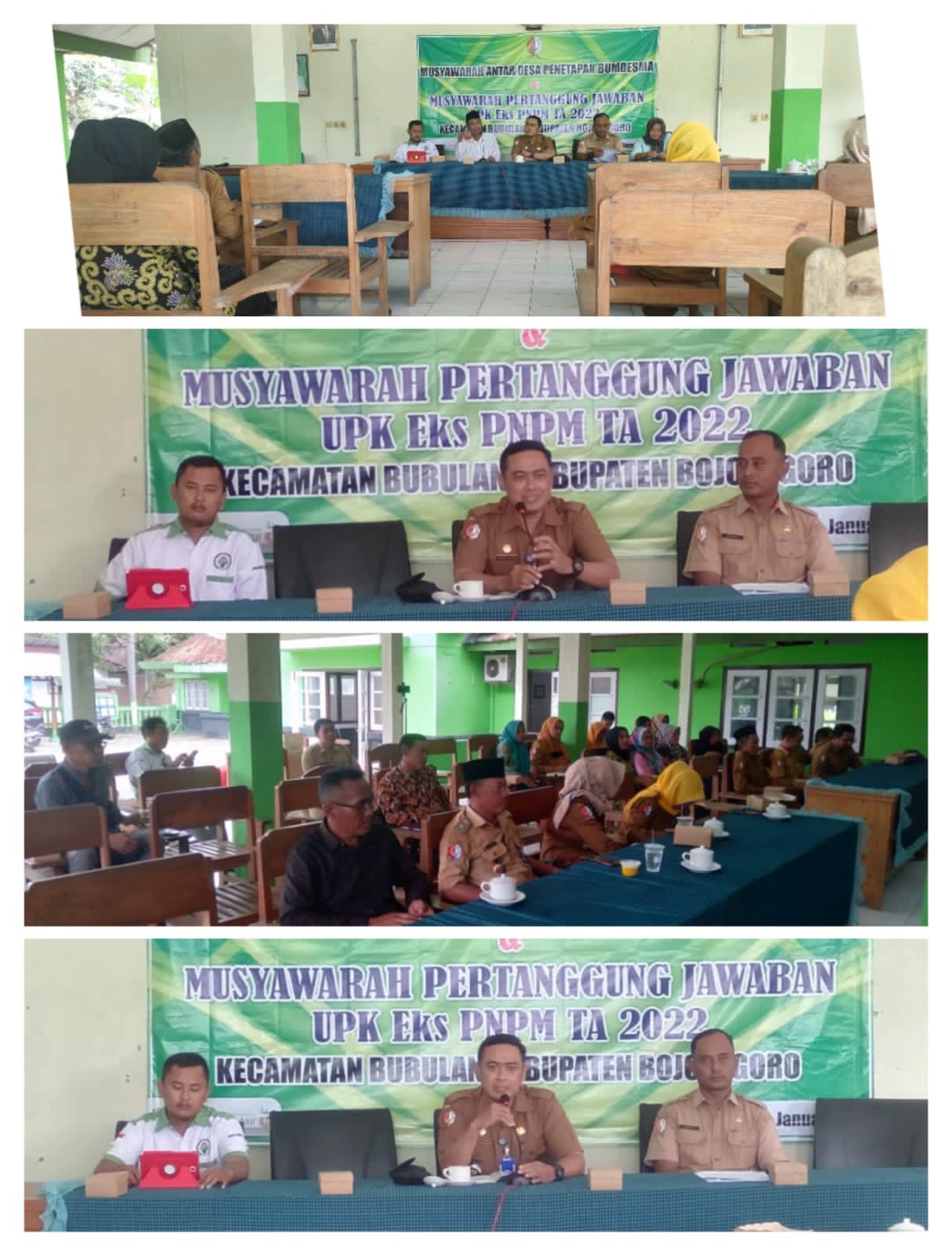 MUSYAWARAH ANTAR DESA PENETAPAN BUMDESMA DAN  PERTANGGUNGJAWABAN UPK Eks. PNPM TA 2022 KEC. BUBULAN
