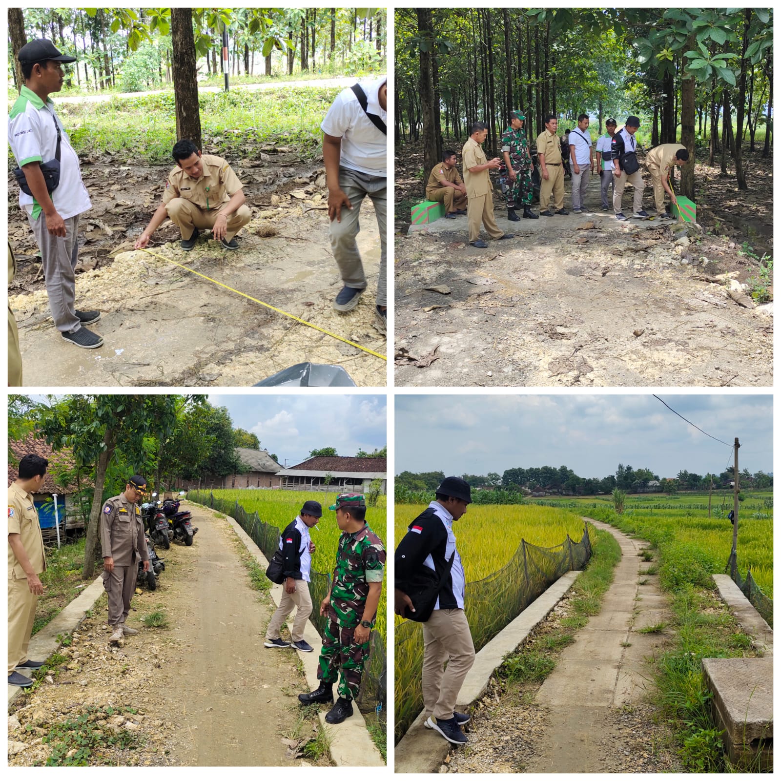 MONEV FISIK DAN ADMINISTRASI PELAKSANAAN KEGIATAN DESA DI DESA NGOROGUNUNG KECAMATAN BUBULAN