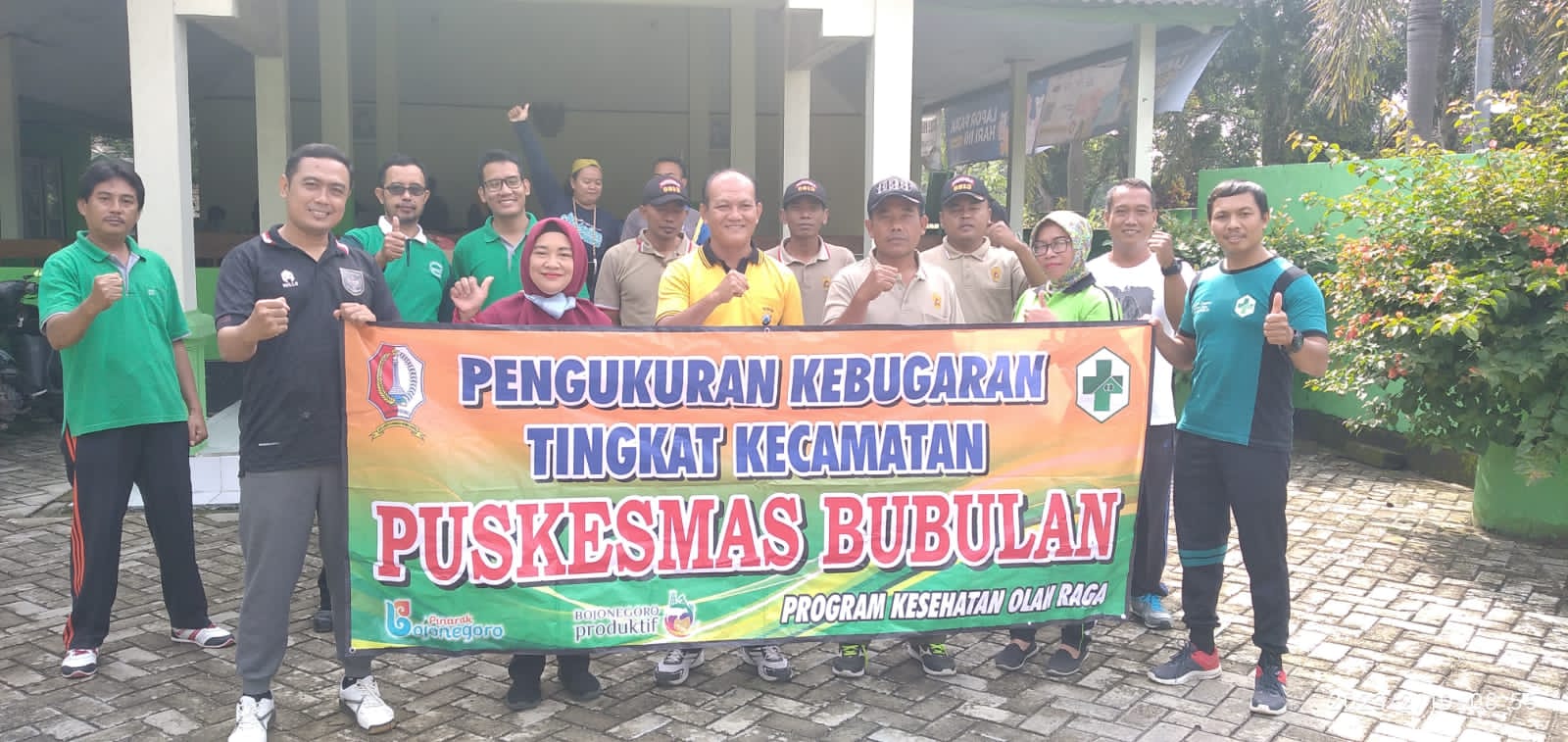 PENGUKURAN KEBUGARAN TINGKAT KECAMATAN BERSAMA PUSKESMAS BUBULAN TAHUN 2023