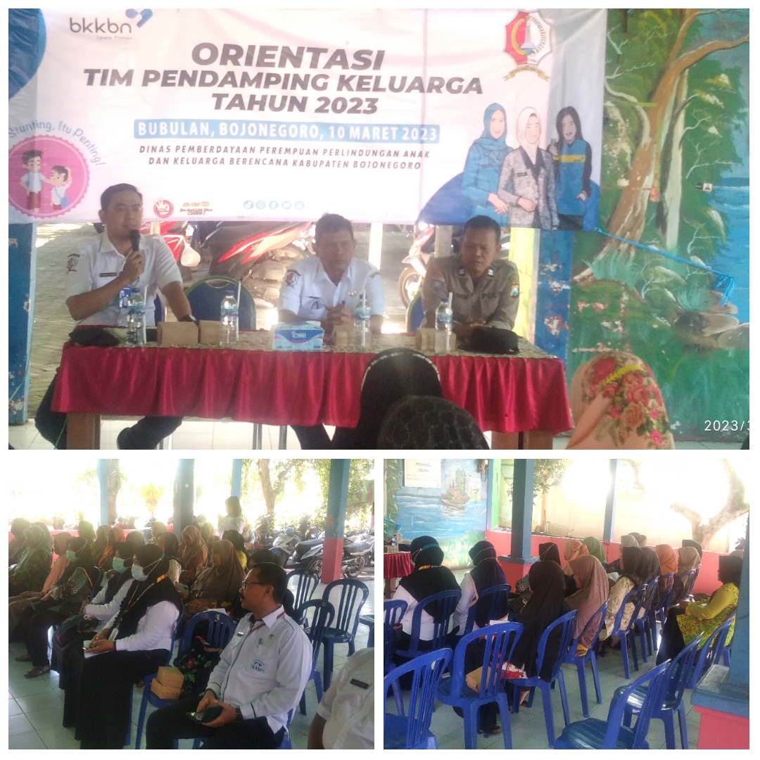 ORIENTASI TIM PENDAMPINGAN KELUARGA TAHUN 2023 DI KECAMATAN BUBULAN
