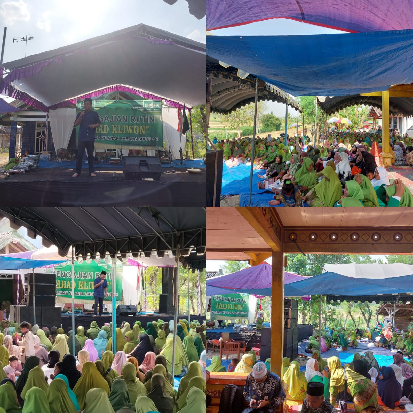 PENGAJIAN RUTIN AHAD KLIWON MUSLIMAT NU ANAK CABANG BUBULAN