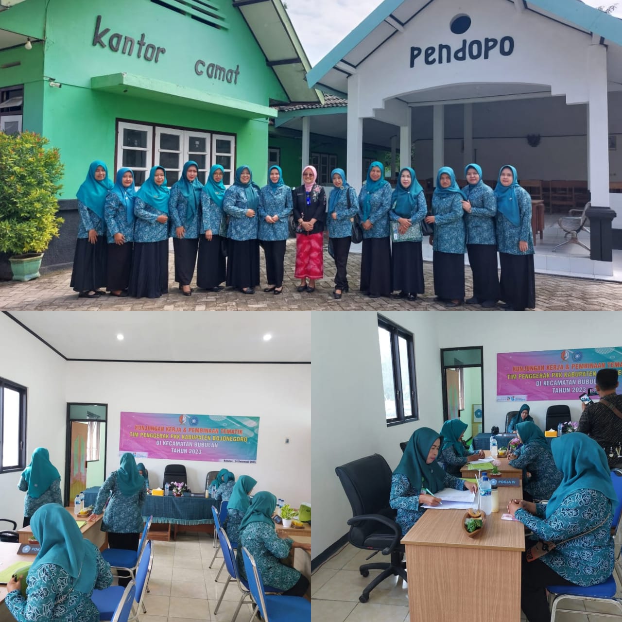 KUNJUNGAN KERJA DAN PEMBINAAN TEMATIK TIM PENGGERAK PKK KABUPATEN BOJOMEGORO