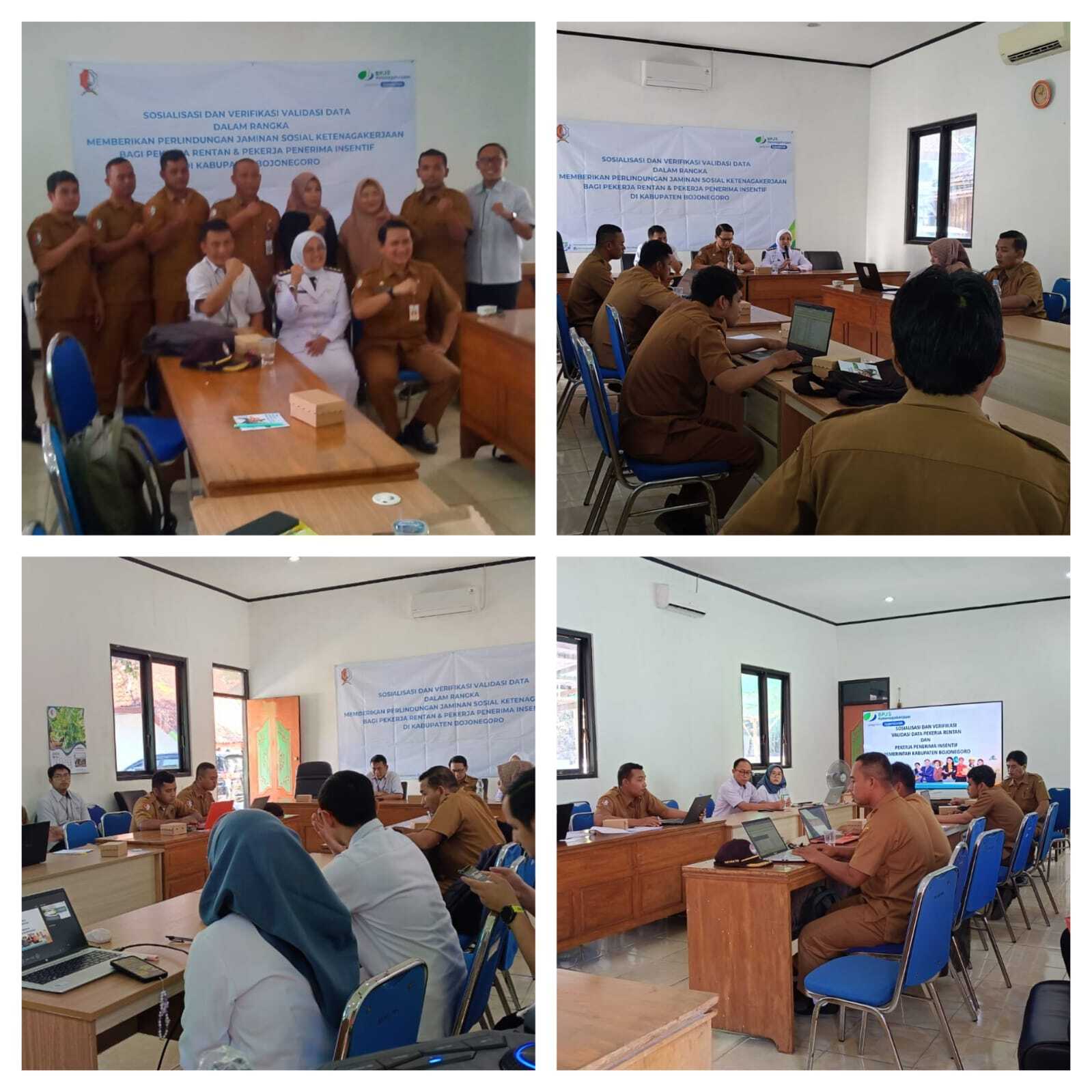 SOSIALISASI DAN VERIFIKASI VALIDASI DATA DALAM RANGKA MEMBERIKAN PERLINDUNGAN JAMINAN SOSIAL