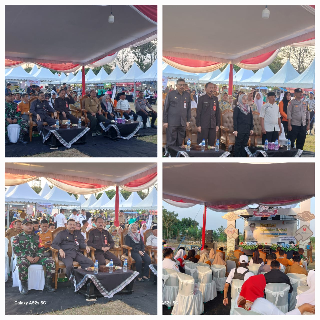 PEMBUKAAN PAMERAN KEARIPAN LOKAL PEMBERDAYAAN UMKM DIKECAMATAN BUBULAN
