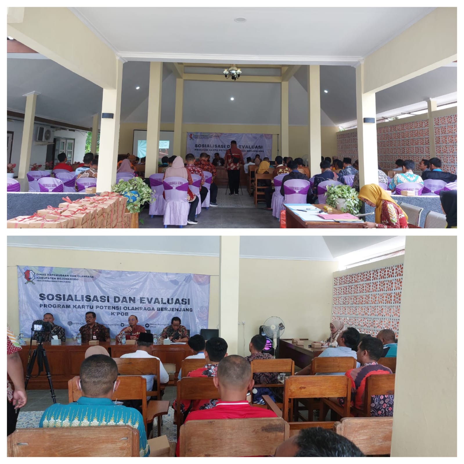 SOSIALISASI DAN EVALUASI PROGRAM KARTU POTENSI OLAHRAGA BERJENJANG