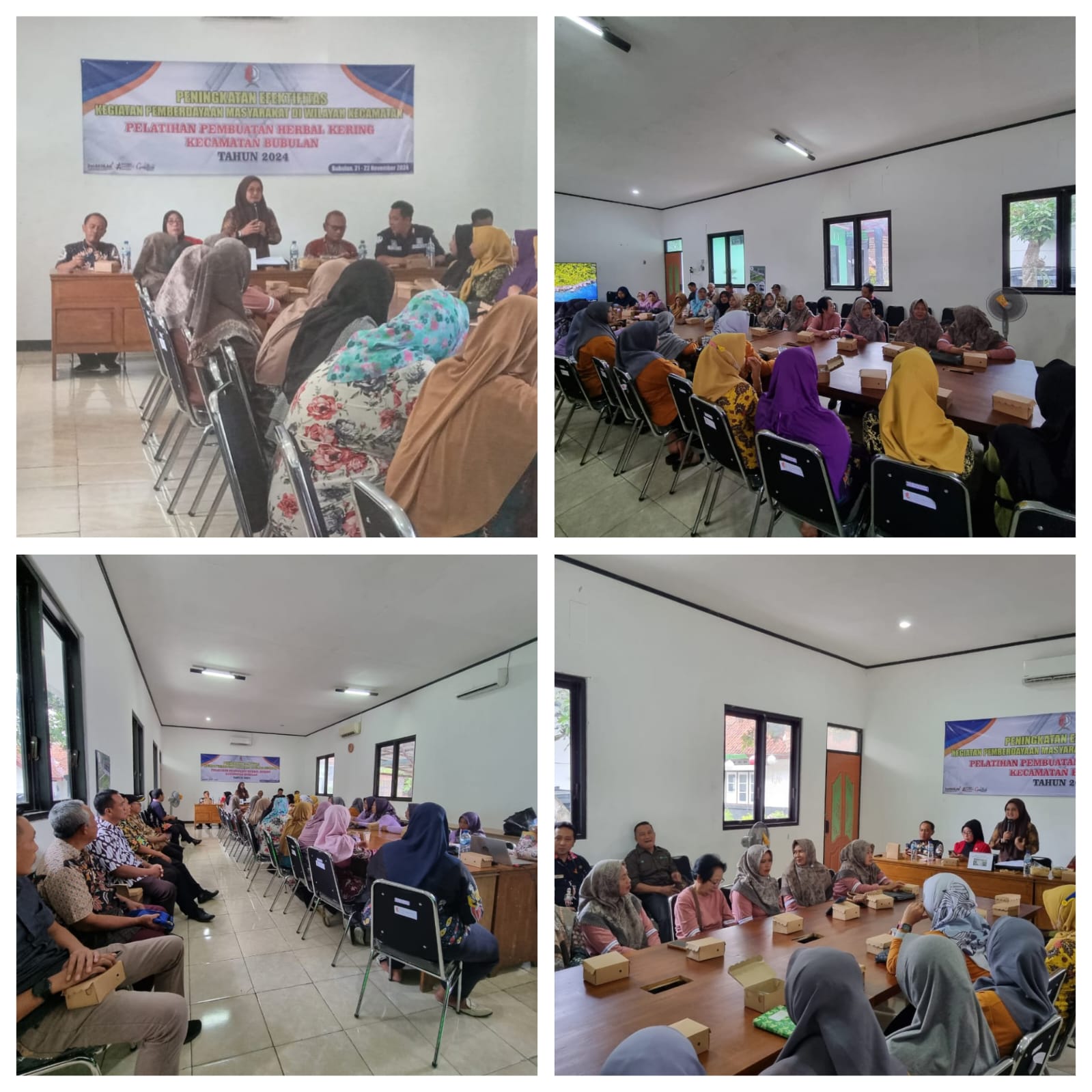 PENINGKATAN EFEKTIFITAS KEGIATAN PEMBERDAYAAN  MASYARAKAT DIWILAYAH KECAMATAN BUBULAN