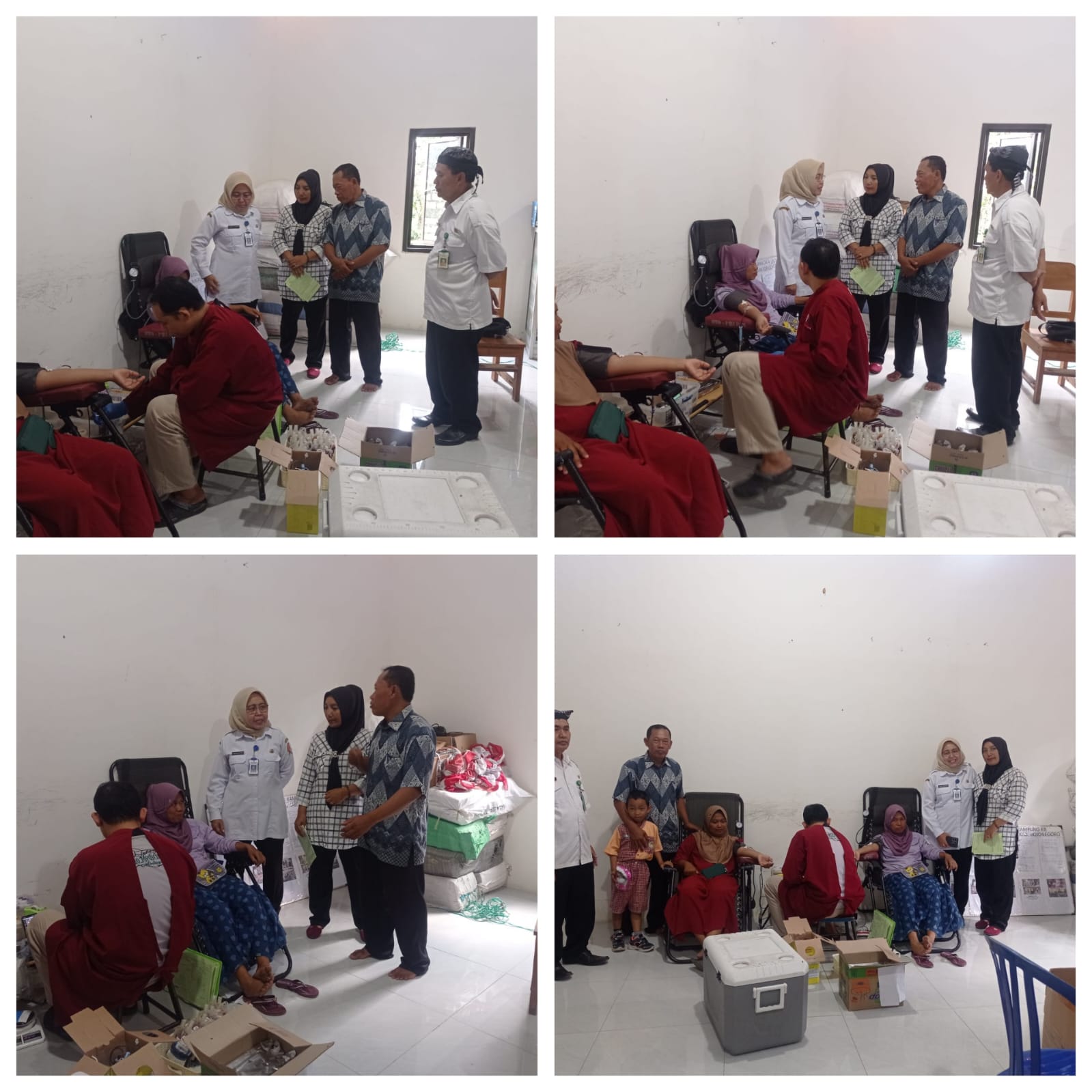 KEGIATAN DONOR DARAH RUTIN DI DESA SUMBERBENDO
