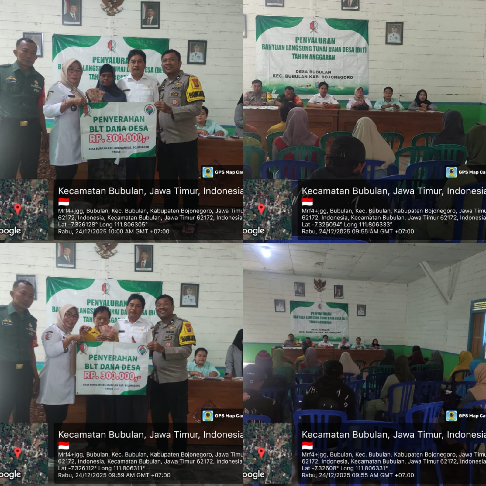 PENYALURAN BANTUAN LANGSUNG TUNAI  DANA DESA DI WILAYAH KECAMATAN BUBULAN