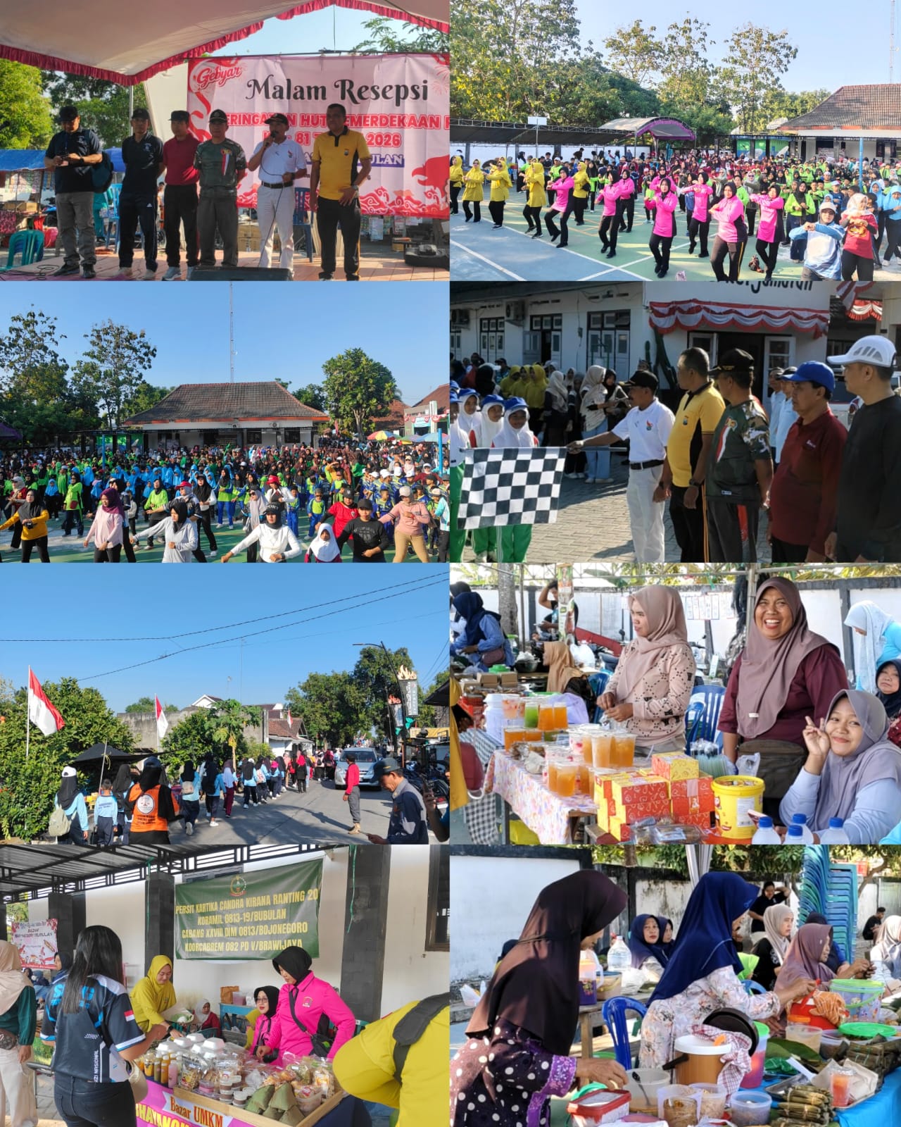 JALAN SANTAI SENAM BERSAMA DAN BAZAR UMKM