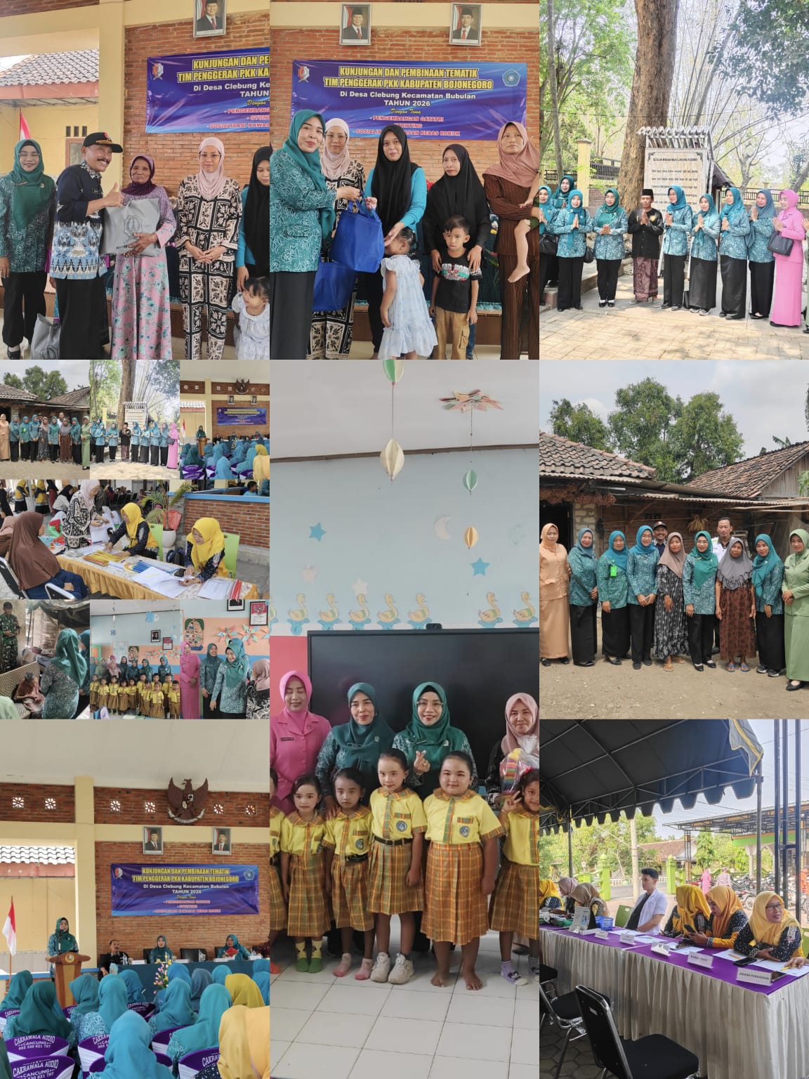 KUNJUNGAN DAN PEMBINAAN TEMATIK TIM PENGGERAK PKK KAB. BOJONEGORO