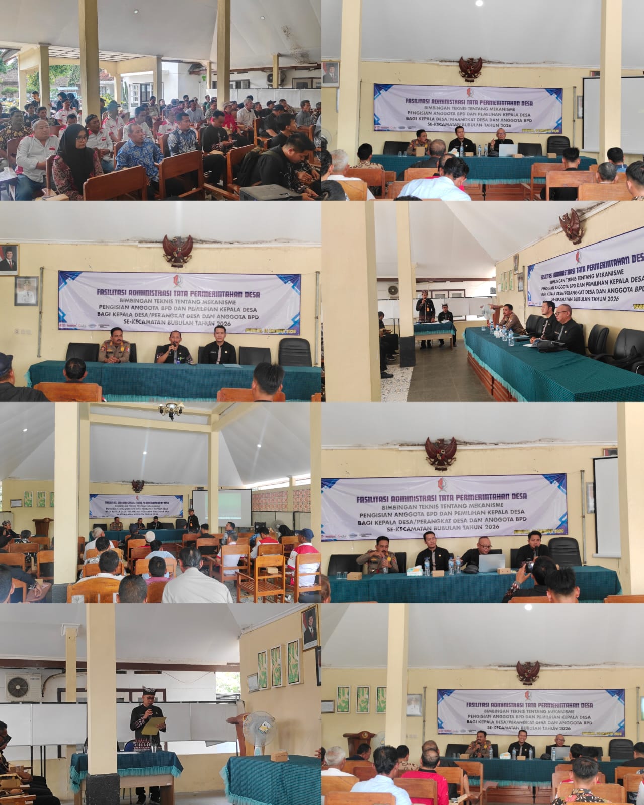 Bimtek Mekanisme Pengisian BPD dan Pilkades di Kecamatan Bubulan