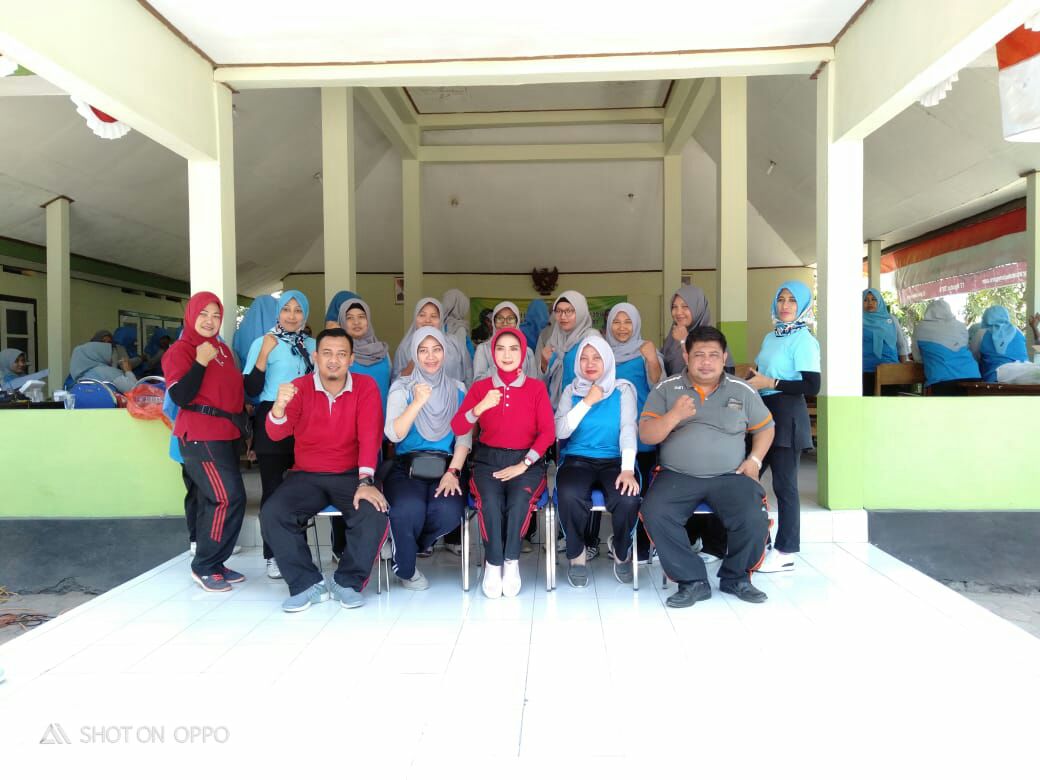 Sosialisasi SKJ 2018 di Halaman Kec. Bubulan Oleh Ketua Porwosi Kab. Bojonegoro