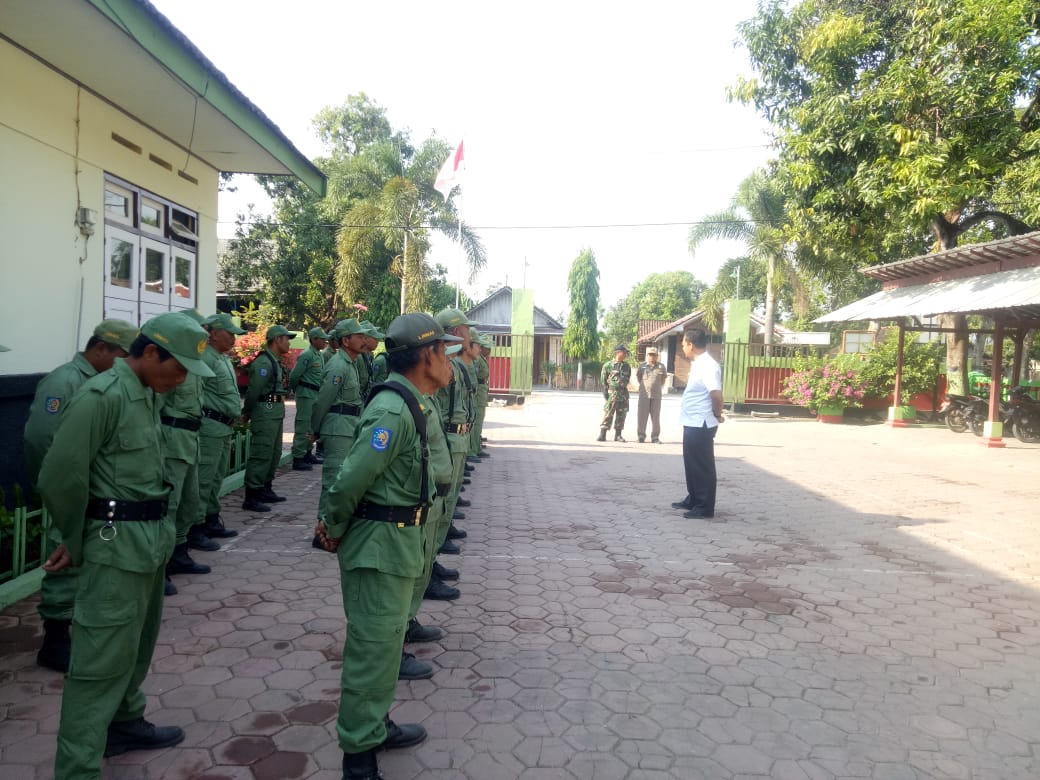 Pelatihan Satlinmas Desa Se-Kecamatan Bubulan