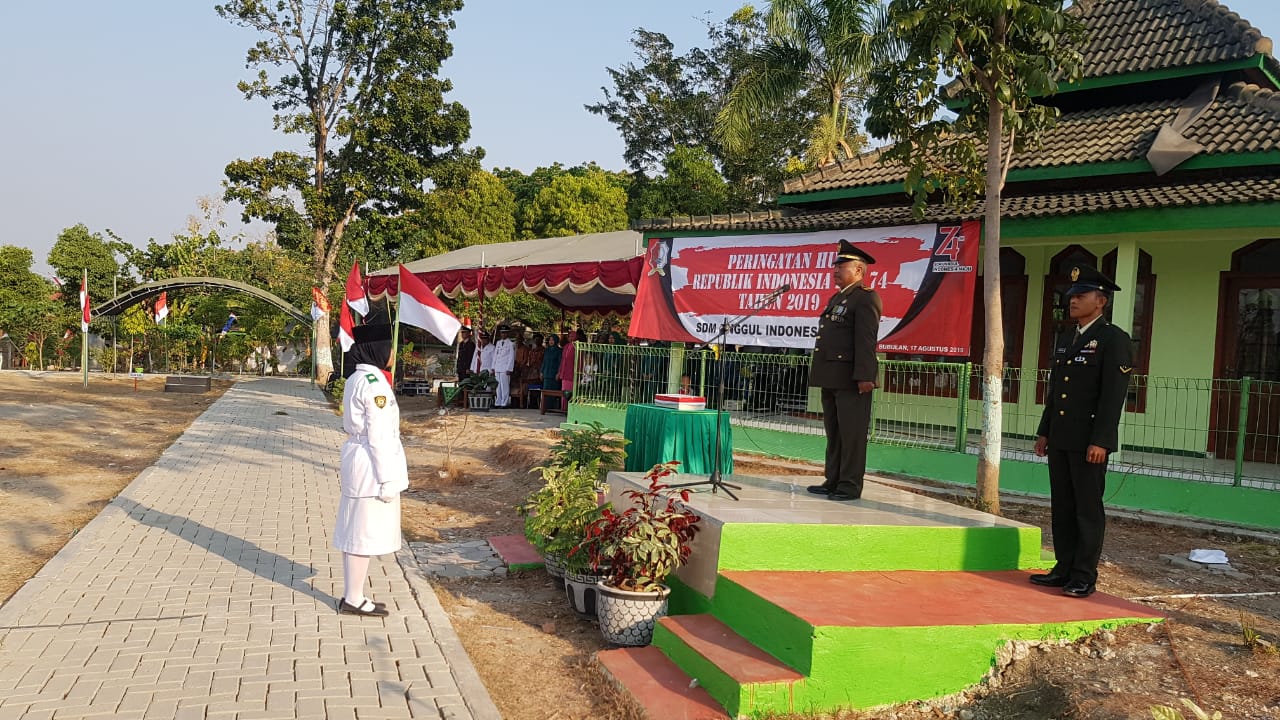 UPACARA PENURUNAN BENDARA 17 AGUSTUS 2019