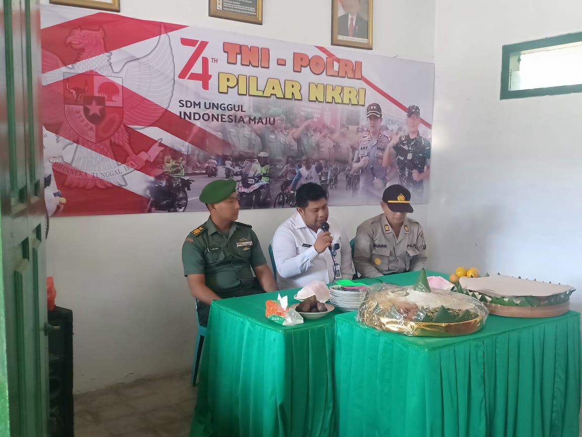 Tasyakuran Forpimcam dalam rangka HUT TNI Ke-74