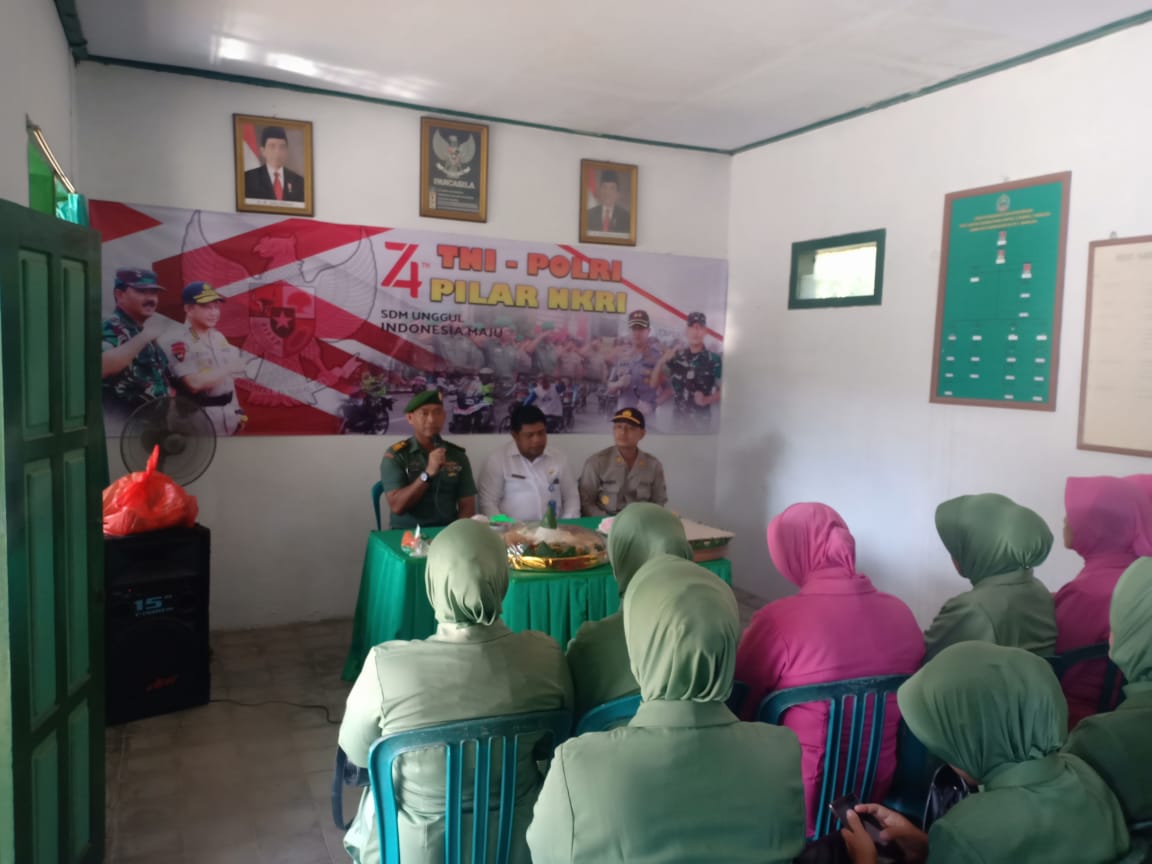 Tasyakuran Forpimcam dalam rangka HUT TNI Ke-74