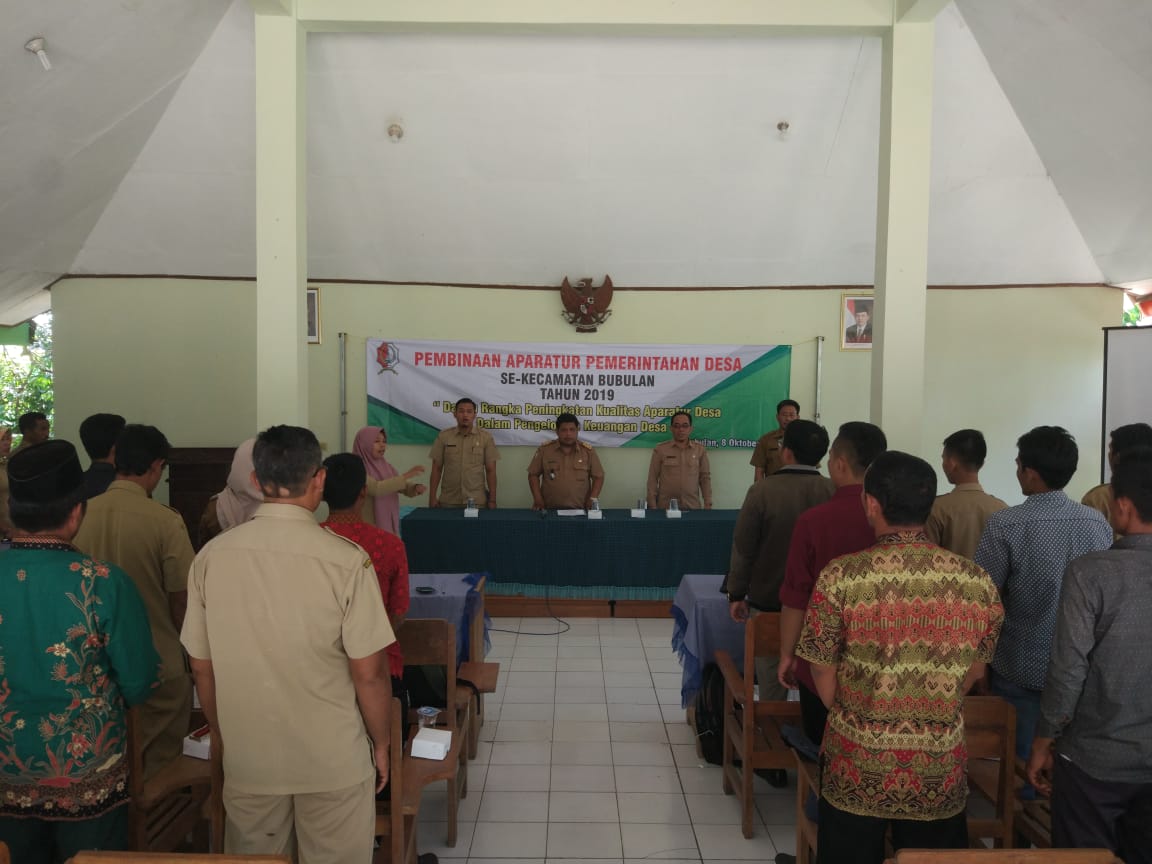 Pembinaan Aparatur Pemerintahan Desa Kec. Bubulan