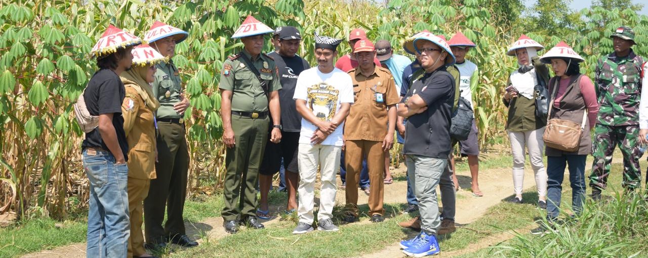 Kunjungan Tim Penilai dari Prov. Jawa Timur<BR>Pemuda Pelopor Bidang Pangan dari Kecamatan Bubulan